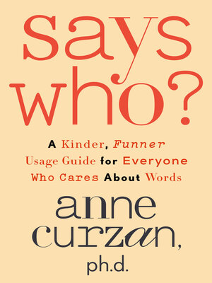 cover image of Says Who?